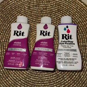 Rit All-Purpose Dye Bundle - Violet & ColorStay Fixative